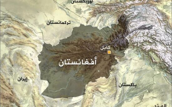 خريطة أفغانستان