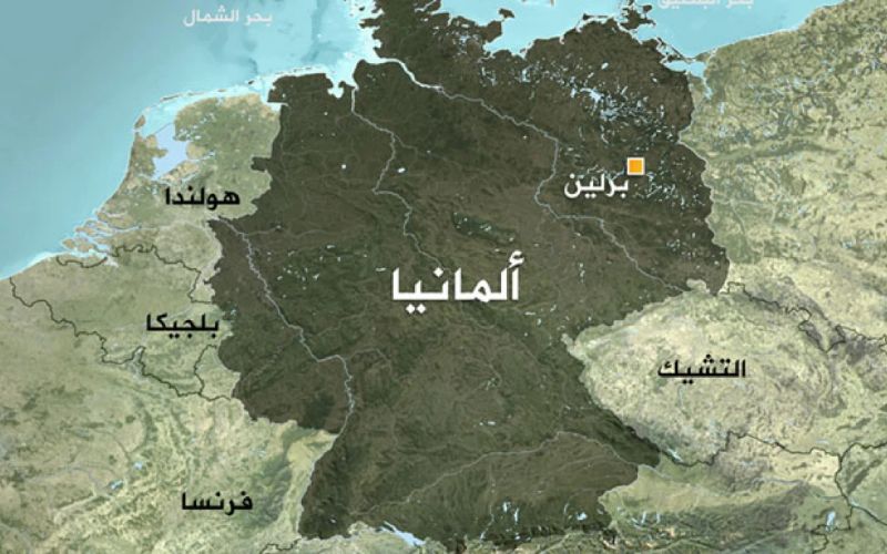 خريطة ألمانيا