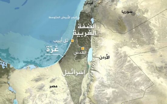 خريطة إسرائيل