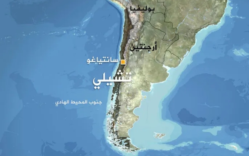 خريطة تشيلي