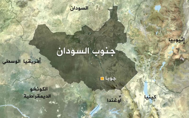 خريطة جنوب السودان