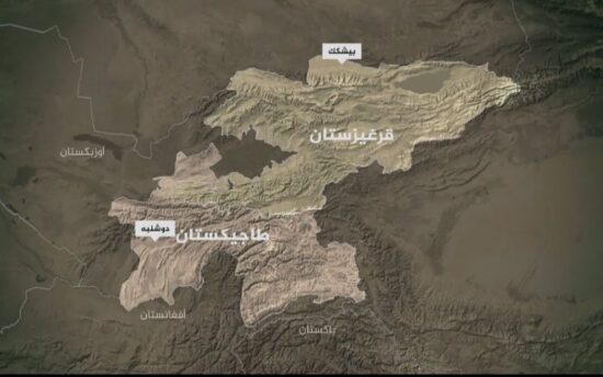 خريطة طاجيكستان