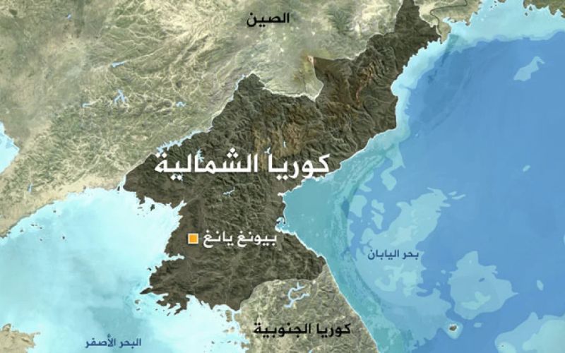 خريطة كوريا الشمالية