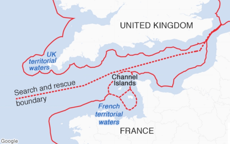 خريطة جزر القناة