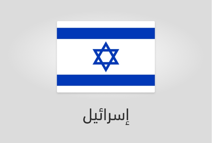 علم وعدد سكان إسرائيل