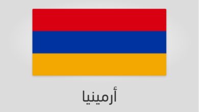 علم وعدد سكان أرمينيا