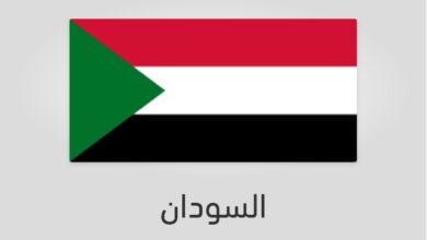 علم وعدد سكان السودان