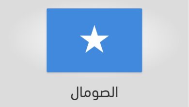 علم وعدد سكان الصومال