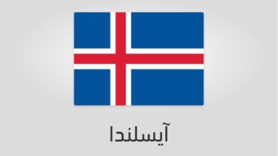 علم وعدد سكان آيسلندا-أيسلندا
