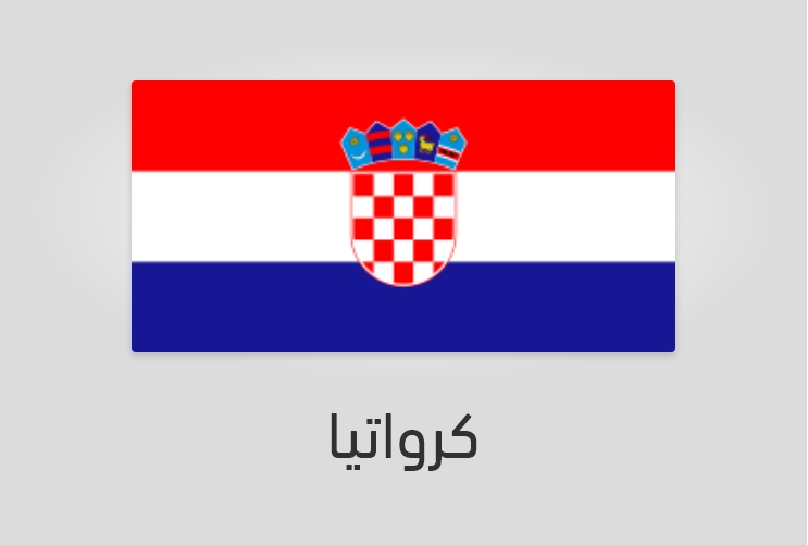 علم وعدد سكان كرواتيا